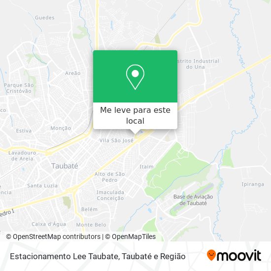 Estacionamento Lee Taubate mapa