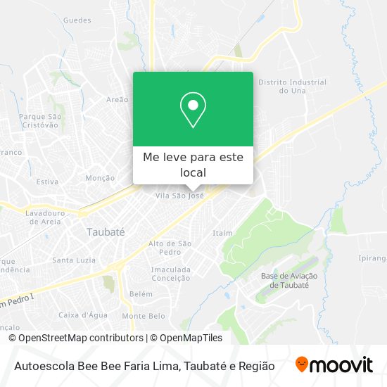 Autoescola Bee Bee Faria Lima mapa