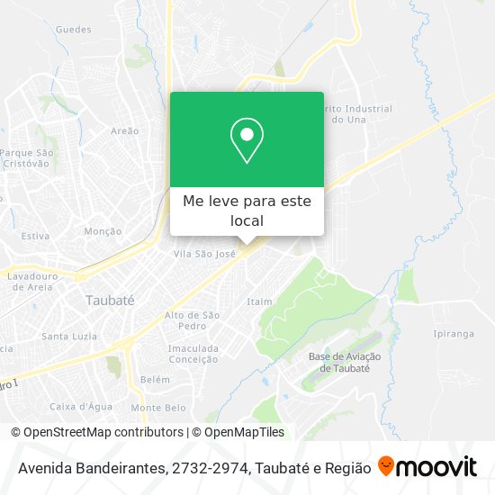 Avenida Bandeirantes, 2732-2974 mapa