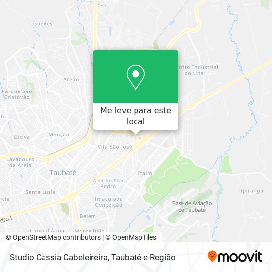 Studio Cassia Cabeleireira mapa