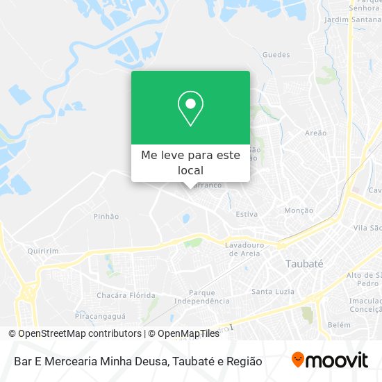 Bar E Mercearia Minha Deusa mapa