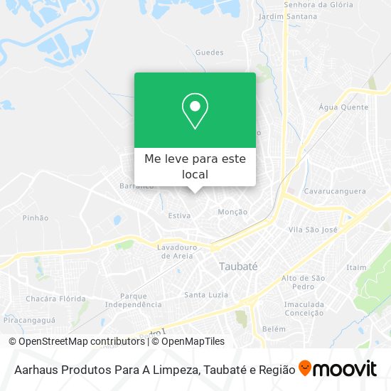Aarhaus Produtos Para A Limpeza mapa