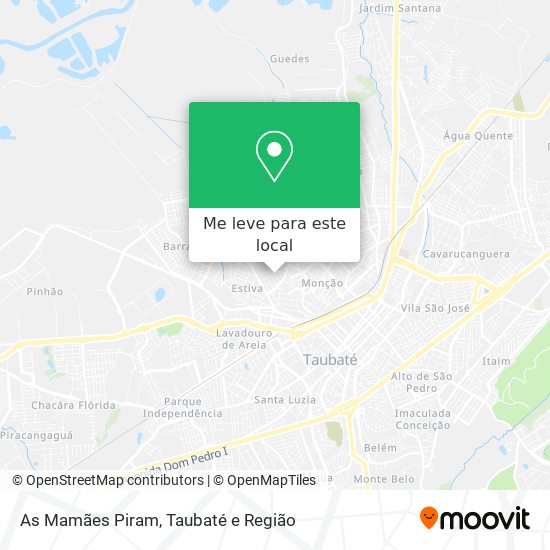 As Mamães Piram mapa