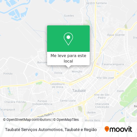 Taubaté Serviços Automotivos mapa