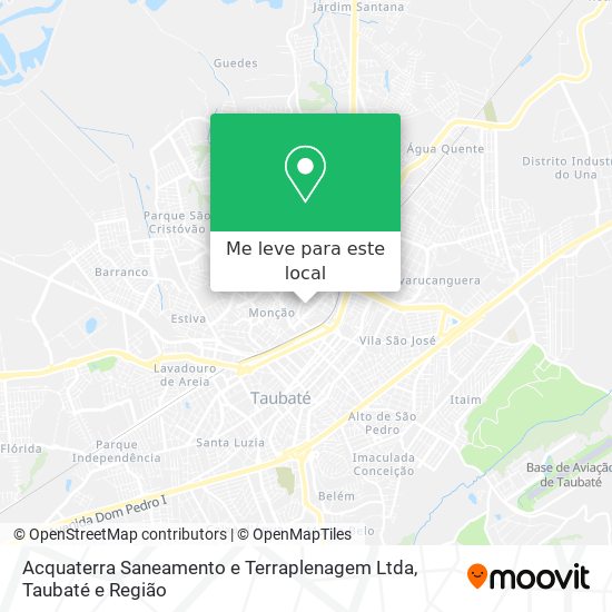 Acquaterra Saneamento e Terraplenagem Ltda mapa
