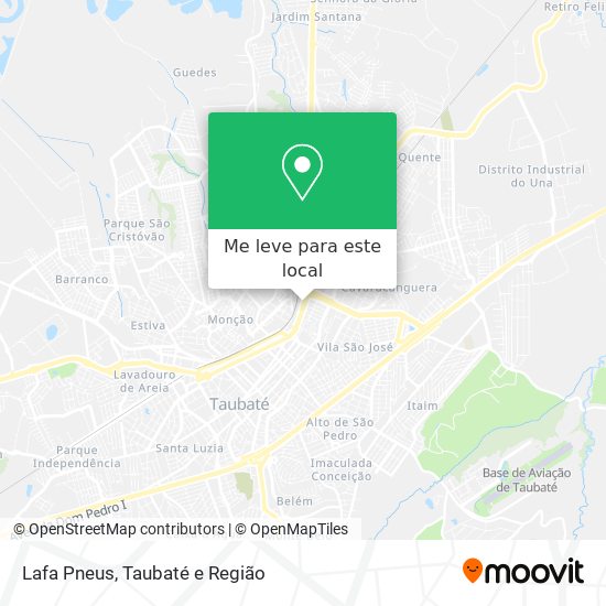 Lafa Pneus mapa