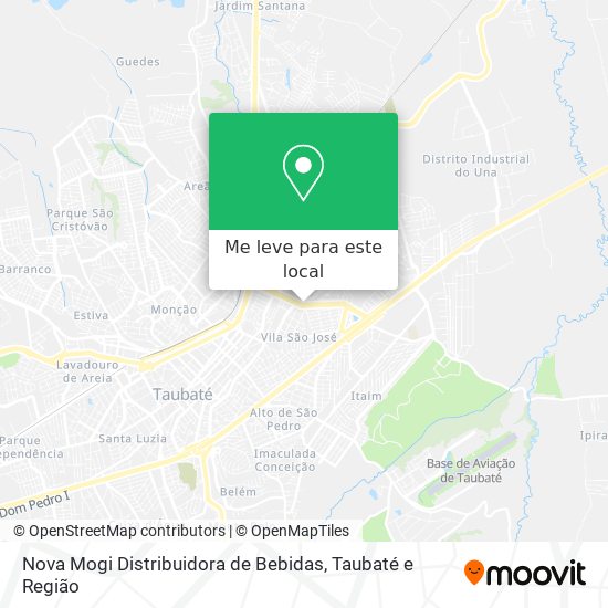 Nova Mogi Distribuidora de Bebidas mapa