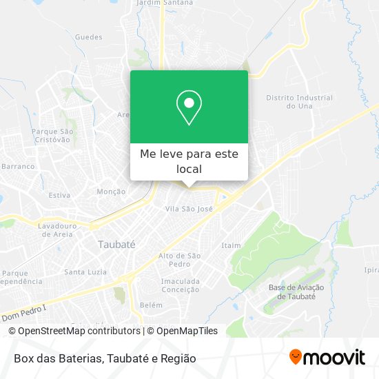 Box das Baterias mapa