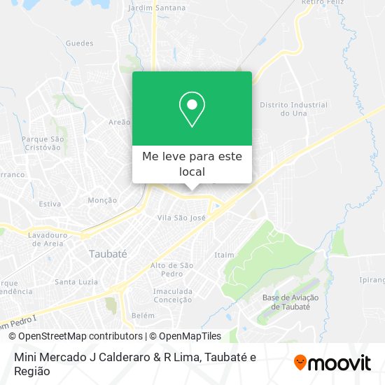 Mini Mercado J Calderaro & R Lima mapa
