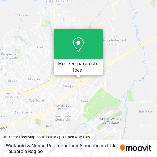 Wickbold & Nosso Pão Indústrias Alimenticias Ltda mapa