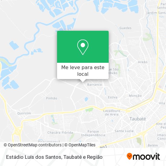 Estádio Luís dos Santos mapa