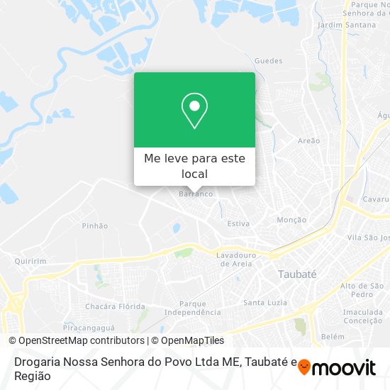 Drogaria Nossa Senhora do Povo Ltda ME mapa