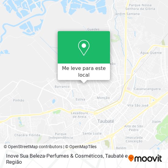 Inove Sua Beleza-Perfumes & Cosméticos mapa