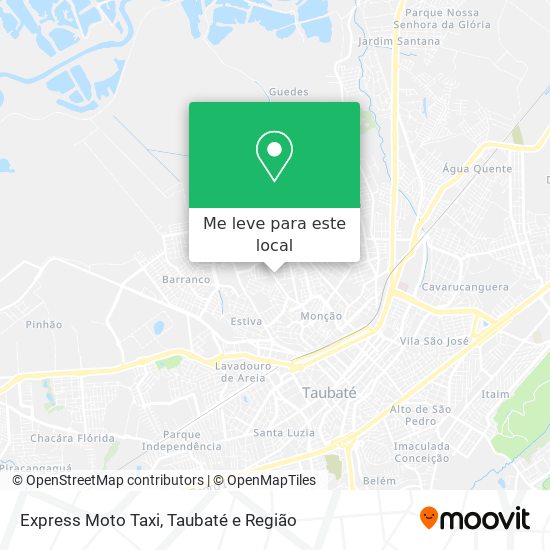 Express Moto Taxi mapa