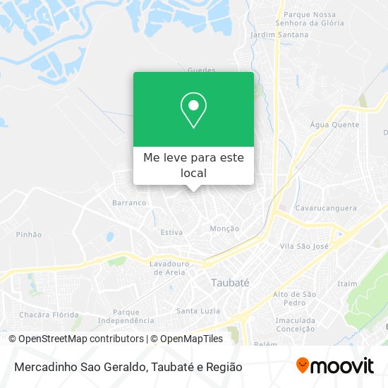 Mercadinho Sao Geraldo mapa