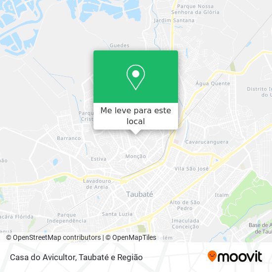 Casa do Avicultor mapa