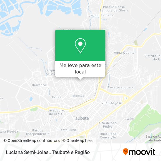 Luciana Semi-Jóias. mapa