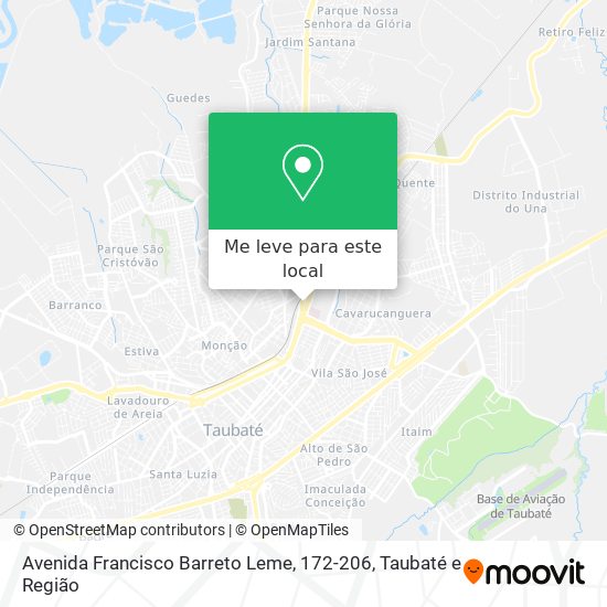 Avenida Francisco Barreto Leme, 172-206 mapa
