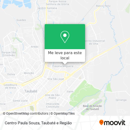 Centro Paula Souza mapa