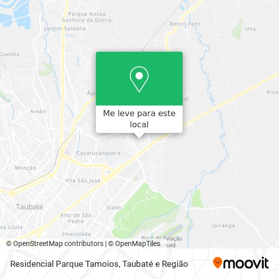 Residencial Parque Tamoios mapa