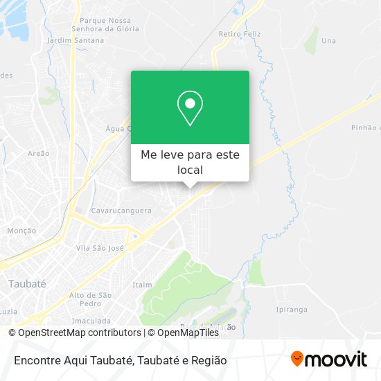 Encontre Aqui Taubaté mapa