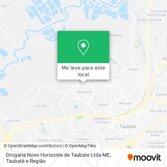 Drogaria Novo Horizonte de Taubate Ltda ME mapa