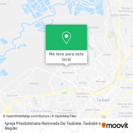 Igreja Presbiteriana Renovada De Taubate mapa