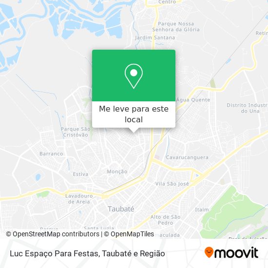 Luc Espaço Para Festas mapa