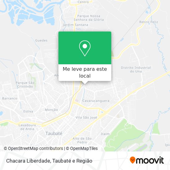 Chacara Liberdade mapa