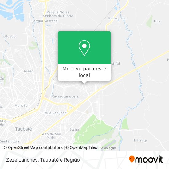 Zeze Lanches mapa