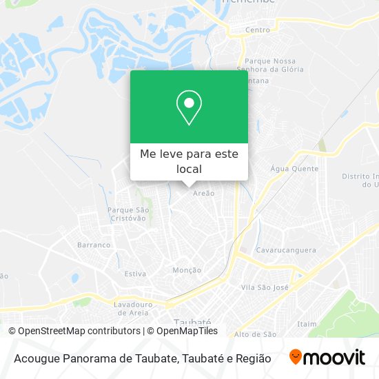 Acougue Panorama de Taubate mapa