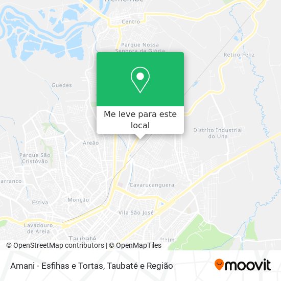 Amani - Esfihas e Tortas mapa
