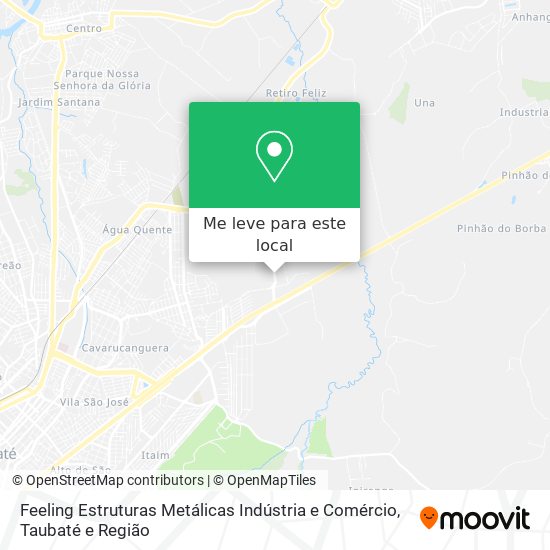 Feeling Estruturas Metálicas Indústria e Comércio mapa