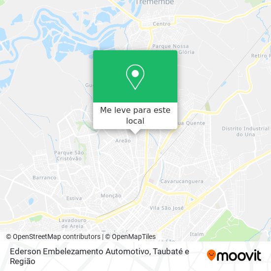 Ederson Embelezamento Automotivo mapa