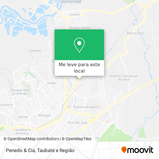 Penedo & Cia mapa