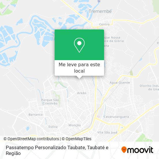 Passatempo Personalizado Taubate mapa