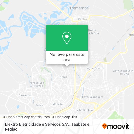 Elektro Eletricidade e Serviços S / A. mapa