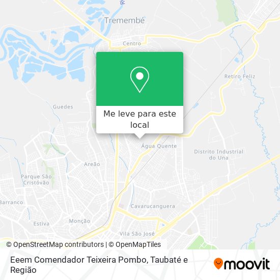 Eeem Comendador Teixeira Pombo mapa