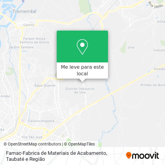 Famac-Fabrica de Materiais de Acabamento mapa