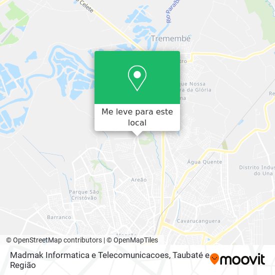 Madmak Informatica e Telecomunicacoes mapa