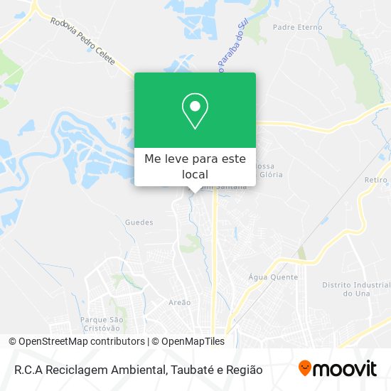 R.C.A Reciclagem Ambiental mapa