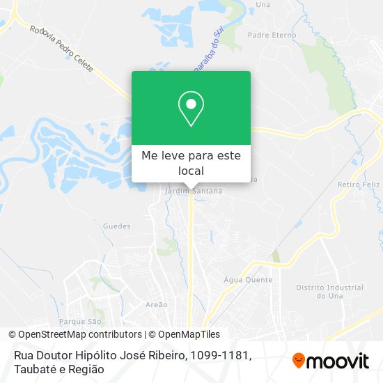 Rua Doutor Hipólito José Ribeiro, 1099-1181 mapa