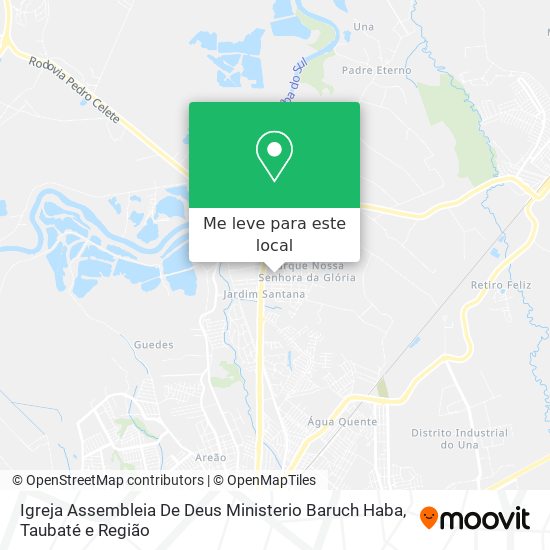Igreja Assembleia De Deus Ministerio Baruch Haba mapa