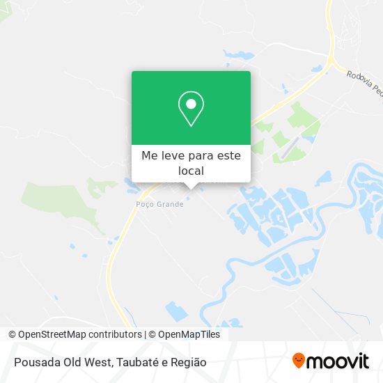 Pousada Old West mapa