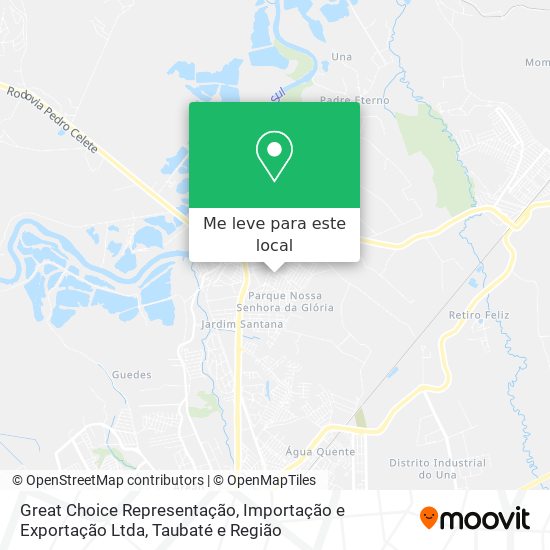 Great Choice Representação, Importação e Exportação Ltda mapa