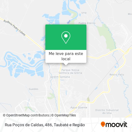 Rua Poços de Caldas, 486 mapa