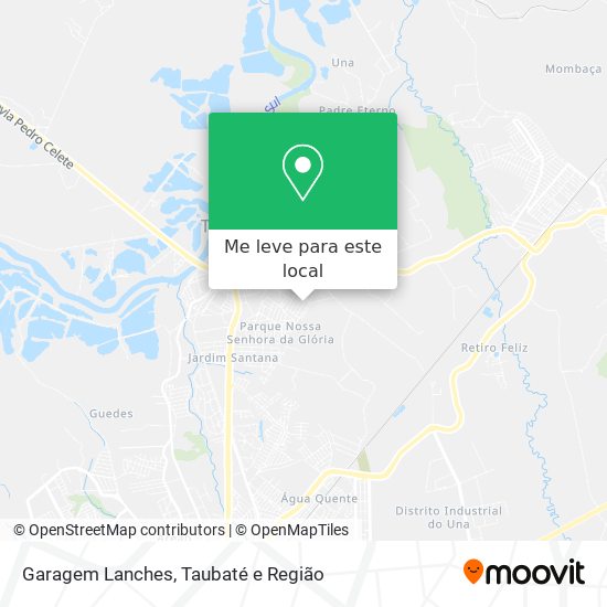 Garagem Lanches mapa