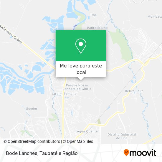 Bode Lanches mapa