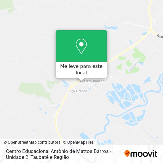 Centro Educacional Antônio de Mattos Barros - Unidade 2 mapa