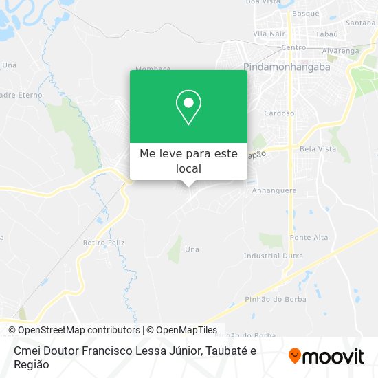 Cmei Doutor Francisco Lessa Júnior mapa